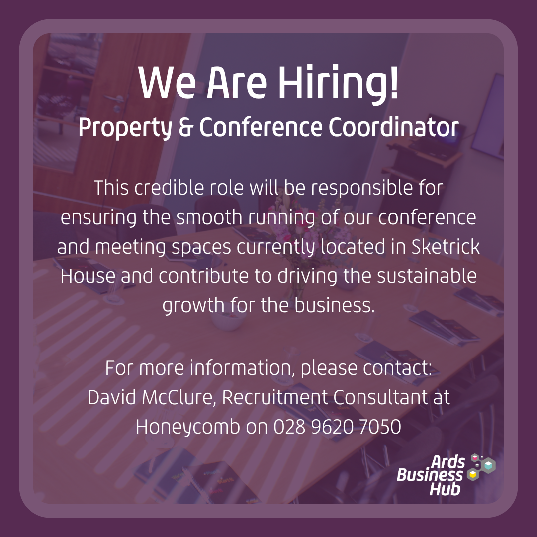 We Are Hiring! Property & Conference Coordinator