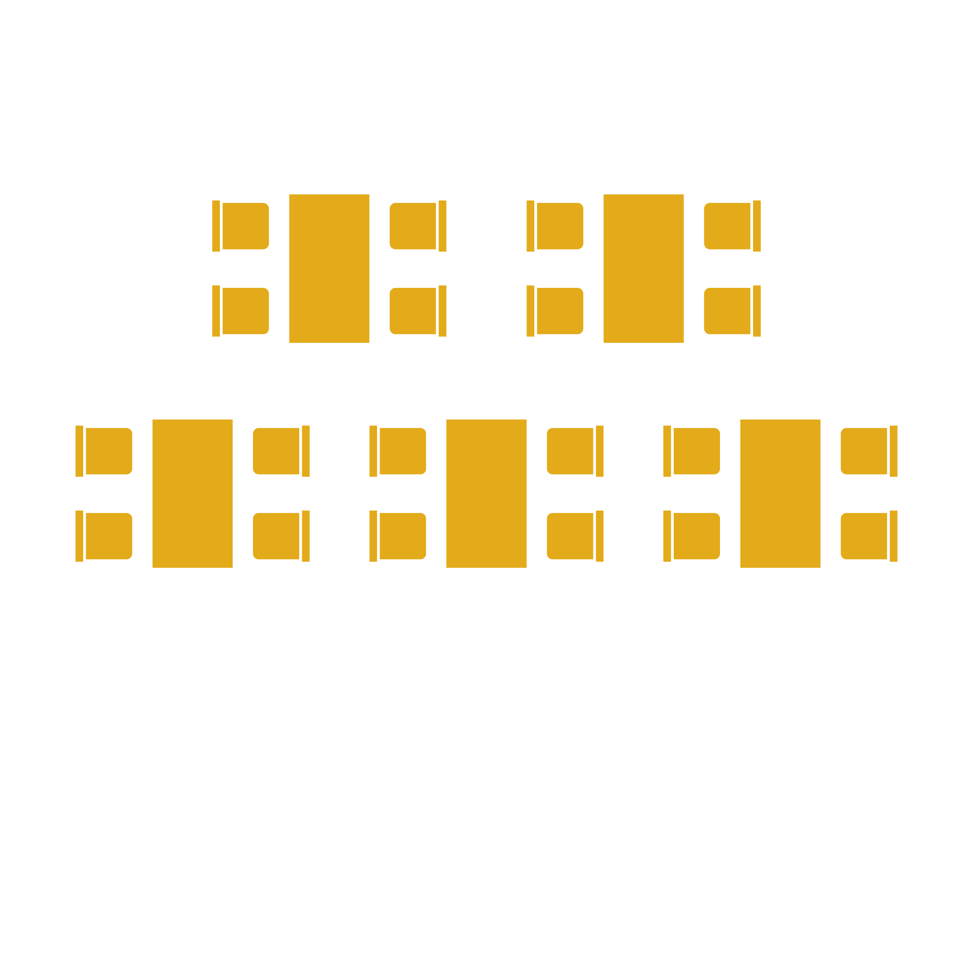 Banquet Style white